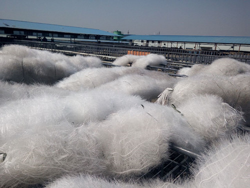 施工前軟性填料物料堆放